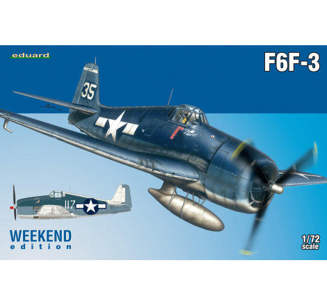 Eduard® maquette militaire Avion F6F-3 1:72 référence 7441