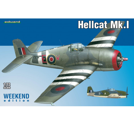 Eduard® maquette militaire Avion Hellcat MK1 1:72 référence 7437