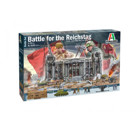 Italeri® maquette militaire chute du Reichstag berlin 1945 1:72 référence 61.95