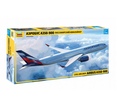 Zvezda® Maquette avion de ligne Airbus A350-900 1:144 référence 7039