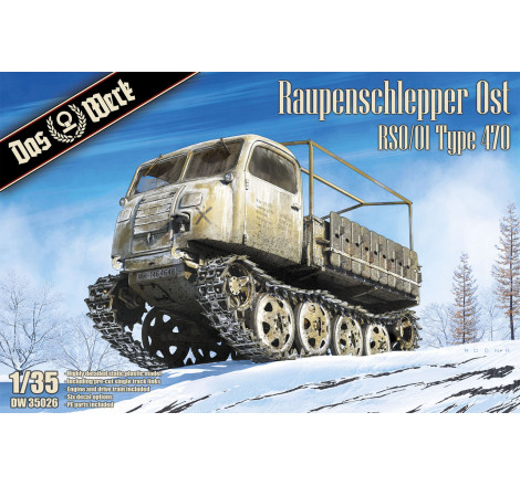 Das Werk® Maquette Raupenschlepper Ost RSO/01 Type 470 1:35 référence DW35026