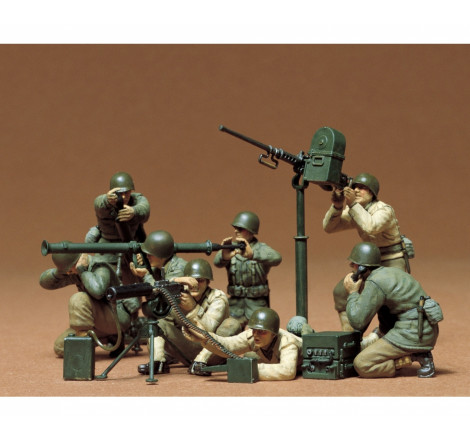 Tamiya® Maquette soldats US : US Gun & Mortar Team set 1:35 référence 35086