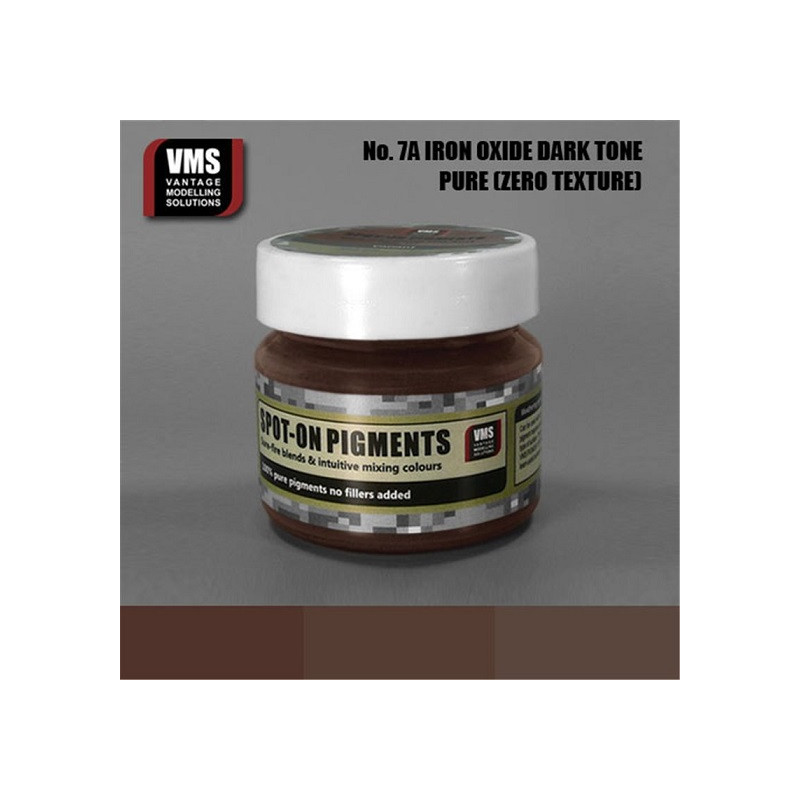 VMS® Pigment dark rust (oxide de fer foncé) No.07A ton foncé 45ml