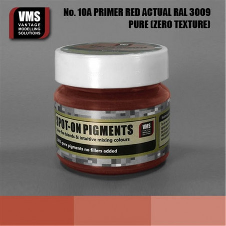 VMS® Pigment Primer Red (apprêt rouge) RAL3009 actuel No.10A 45ml