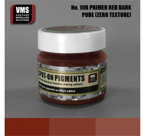 VMS® Pigment Primer Red dark (apprêt rouge foncé) RAL3009 No.10B 45ml