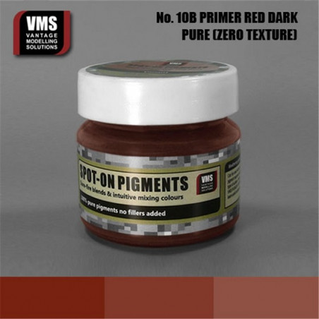 VMS® Pigment Primer Red dark (apprêt rouge foncé) RAL3009 No.10B 45ml