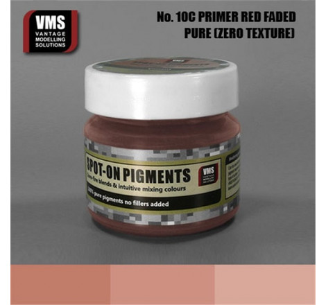 VMS® Pigment Primer Red Faded (apprêt rouge délavé) RAL3009 No.10C 45ml