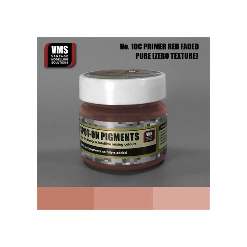 VMS® Pigment Primer Red Faded (apprêt rouge délavé) RAL3009 No.10C 45ml