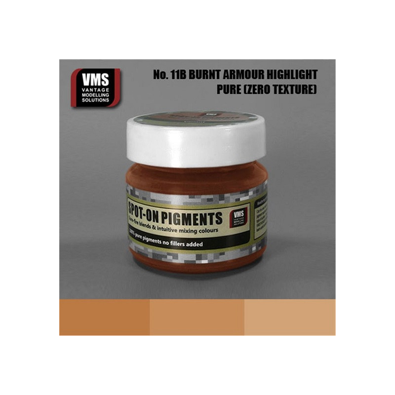 VMS® Pigment Burnt Armour Highlight (blindage brulé clair) No.11A 45ml