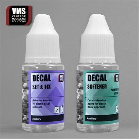 VMS® Set pour décalcomanies (fixateur + assouplissant)