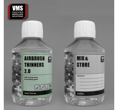 VMS® Airbrush Thinner 2.0 Acrylic concentrate 200ml référence VMSTH01C