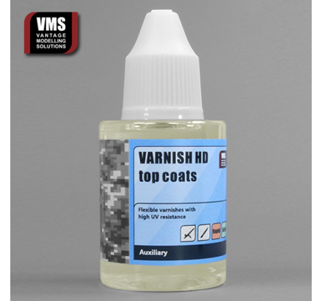 VMS® Vernis HD brillant - Varnish HD top coats Gloss