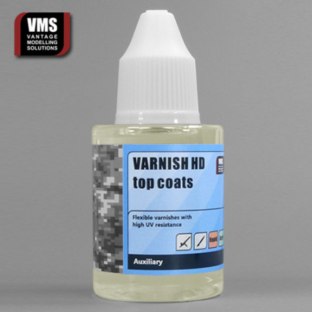 VMS® Vernis HD brillant - Varnish HD top coats Gloss