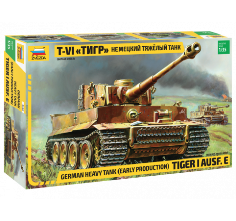 Zvezda® Maquette de char Tiger Ausf.E 1:35 référence 3646