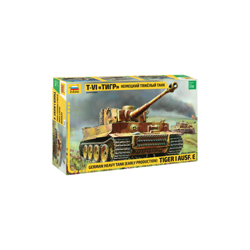 Zvezda® Maquette de char Tiger Ausf.E 1:35 référence 3646