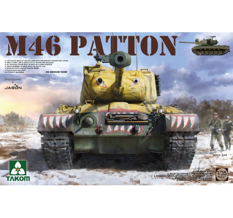 Takom® Maquette de char M46 Patton 1:35 référence 2117