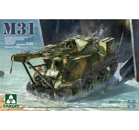 Takom® M31 US Tank recovery vehicle 1:35 référence 2088