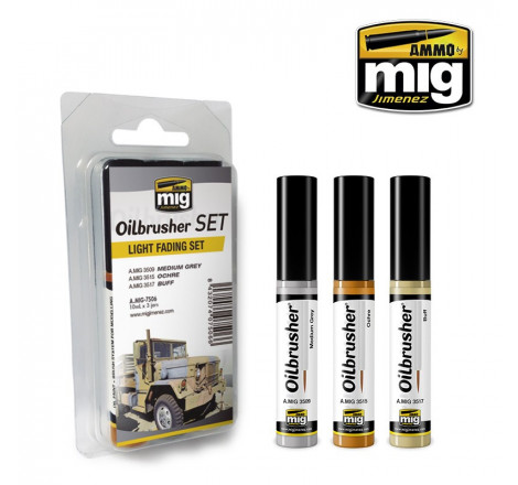 Set oilbrusher Light fading Ammo AMIG7506