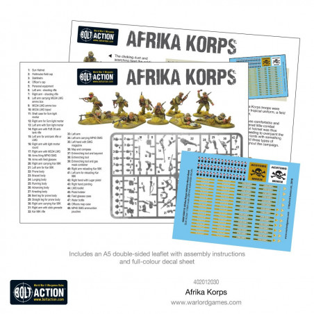 Bolt Action - German Afrika Korps décalcomanies
