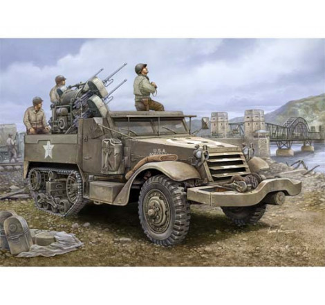 Trumpeter® Maquette camion US M16 Half Track anti-aérien 1:16 référence 00911