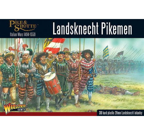 Warlord Games® Pike & Shotte - Landsknecht Pikemen référence 202016001