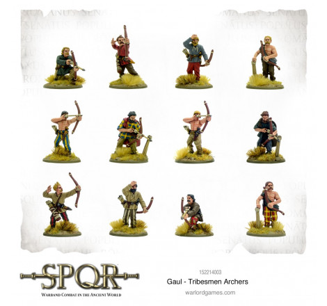 Warlord Games® Hail Caesar - Gaul Tribesmen Archers