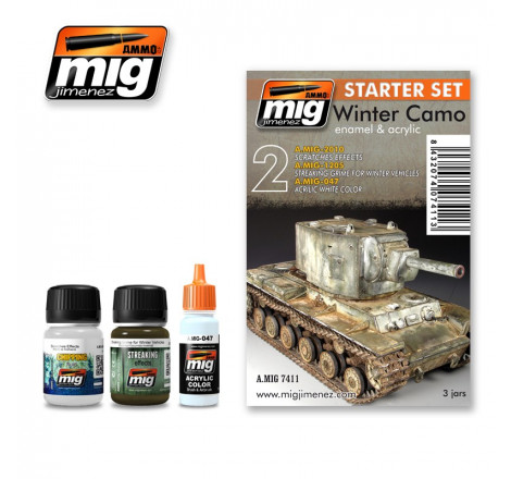 Ammo® Set de départ camouflage hivernal A.MIG-7411