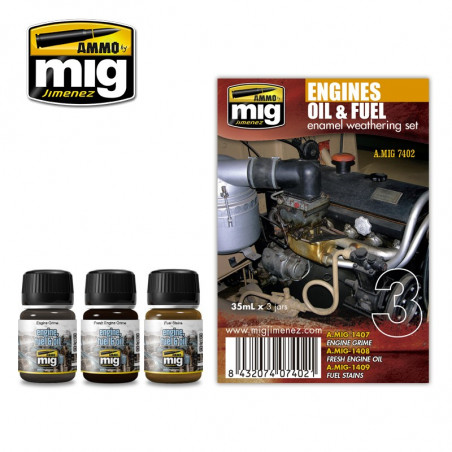 Ammo® Engines Oil & Fuel Set A.MIG-7402