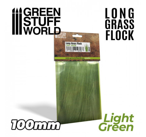 Herbe longue 100 mm vert clair Green Stuff World®