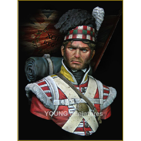 Buste Young Miniatures The 92nd Gordon Highlanders Waterloo 1815 1:10