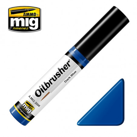 Ammo® Oilbrusher Bleu foncé (dark blue) - A.MIG-3504
