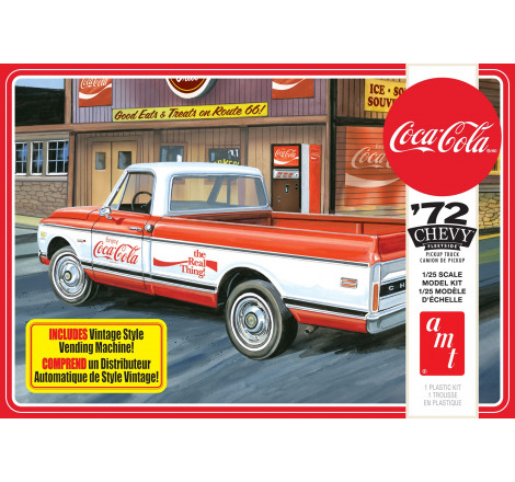 AMT® 1972 Chevy Pickup Coca-cola + distributeur automatique vintage