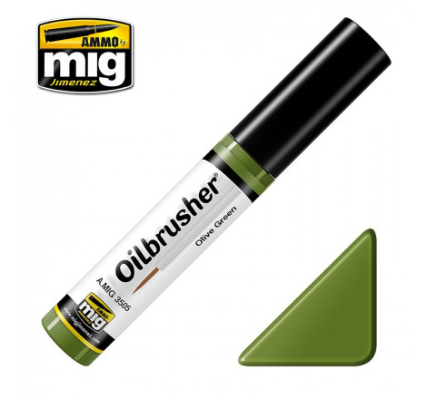 Ammo® Oilbrusher vert olive (olive green) - A.MIG-3505