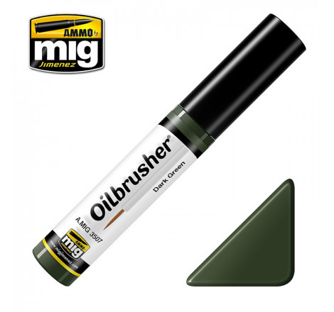 Ammo® Oilbrusher vert foncé (dark green) - A.MIG-3507