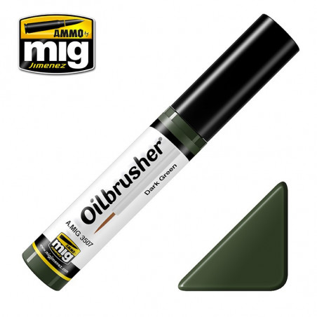 Ammo® Oilbrusher vert foncé (dark green) - A.MIG-3507