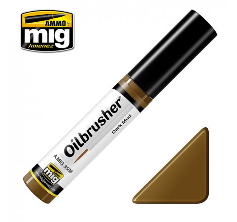 Ammo® Oilbrusher Boue foncée (dark mud) - A.MIG-3508