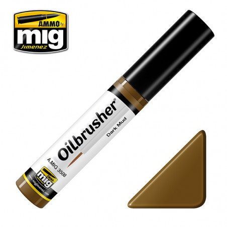 Ammo® Oilbrusher Boue foncée (dark mud) - A.MIG-3508
