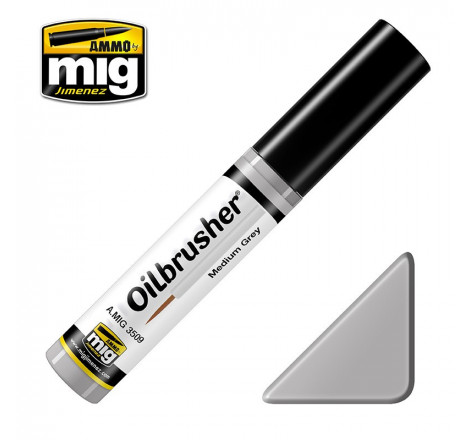 Oilbrusher Medium grey Ammo AMIG3509