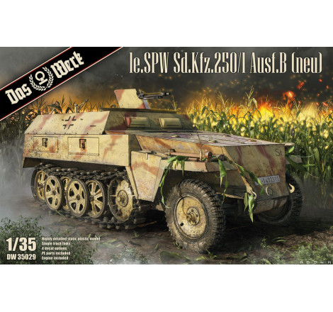Das Werk® Maquette le.SPW Sd.Kfz.250/1 Ausf.B (neu) 1:35 référence DW35029