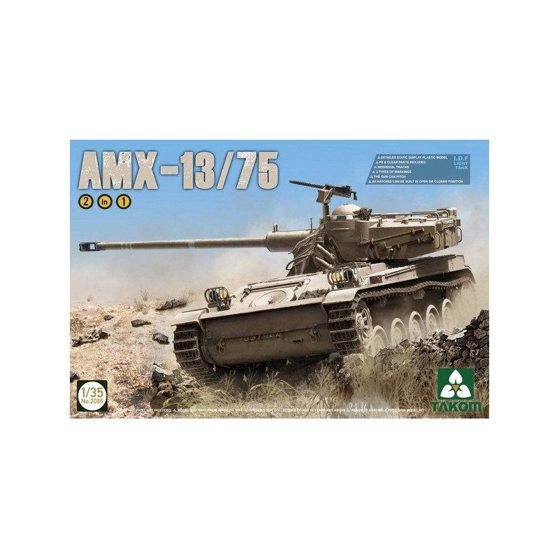 Takom® Maquette militaire AMX-13/75 1:35