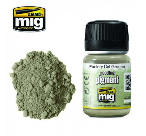 Ammo® Pigment factory dirt ground référence A.MIG-3030