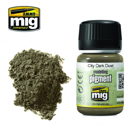 Ammo® Pigment City dark dust référence A.MIG-3028