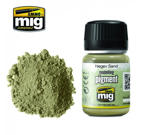 Ammo® Pigment Negev Sand référence A.MIG-3024