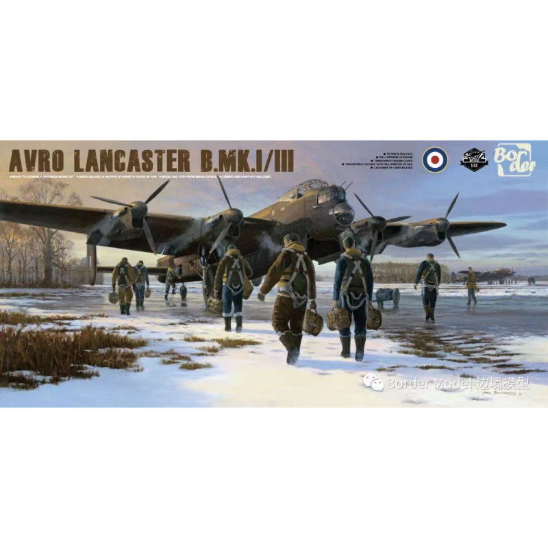 Border® Avro Lancaster B.MKI/II intérieur complet 1:32