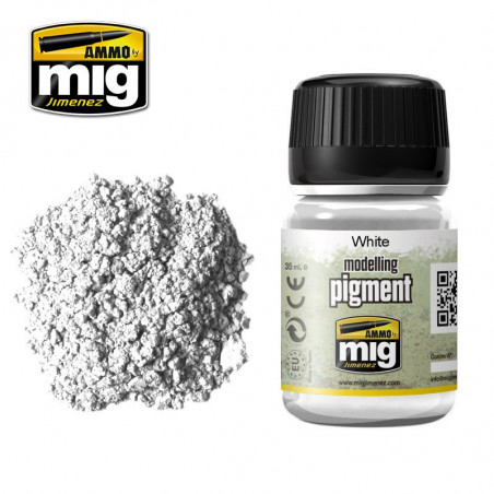 Ammo® Pigment White référence A.MIG-3016