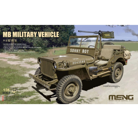 Meng® maquette militaire Jeep MB 1:35