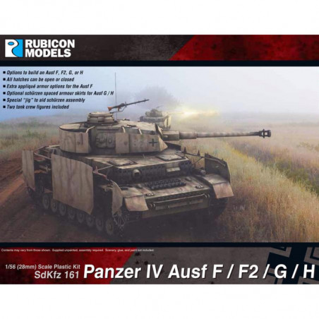 Rubicon Models® maquette char Panzer IV Ausf.F / F2 / G / H 1:56