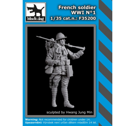 Black Dog® Soldat français WW1 (n°1) 1:35