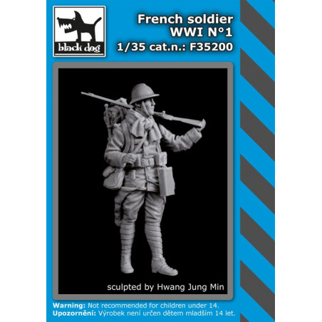 Black Dog® Soldat français WW1 (n°1) 1:35