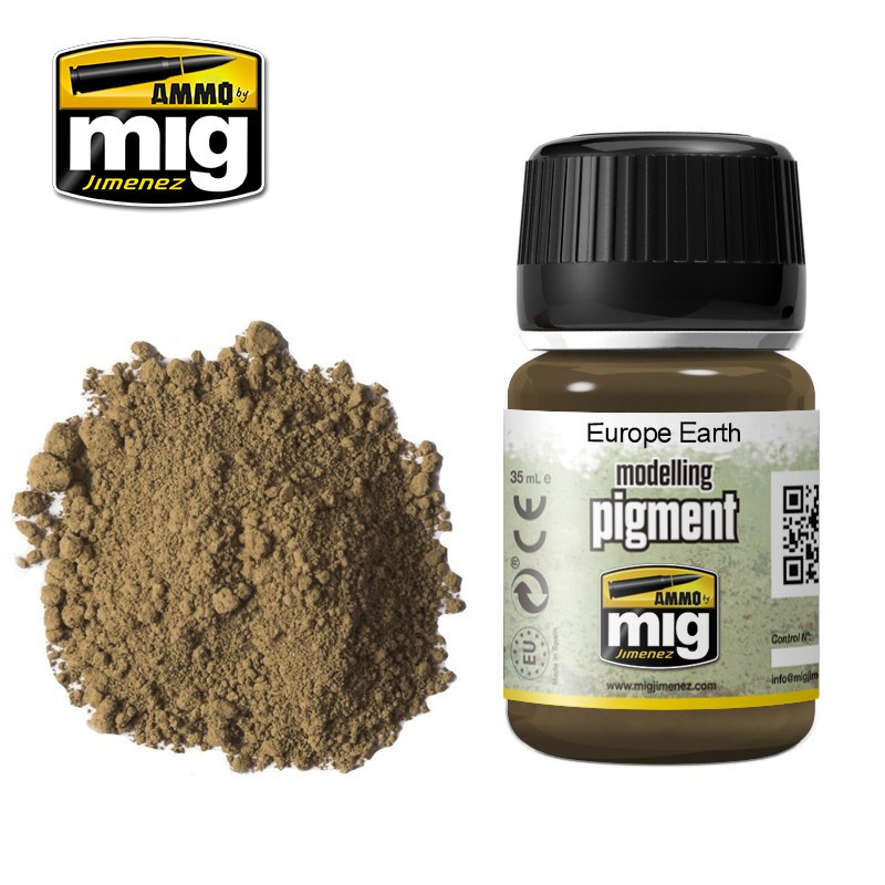 Ammo® Pigment Europe Earth référence A.MIG-3004